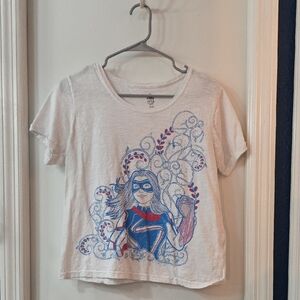 Disney Ms. Marvel White T-Shirt